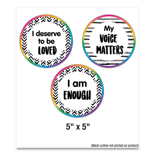 Motivational Bulletin Board Sets, Affirmation Station, Multicolor, 13.8 X 16, 32 Pieces