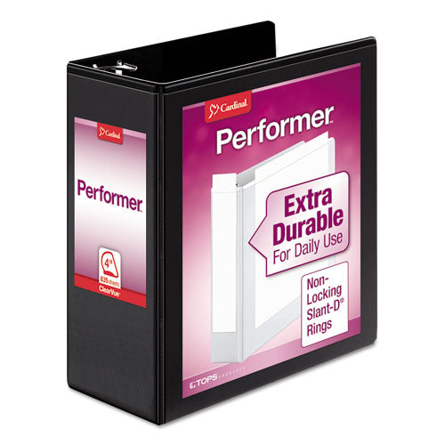 Performer Clearvue Slant-D Ring Binder, 3 Rings, 11 X 8.5