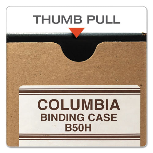 Columbia Recycled Binding Cases, 2 Rings, 3.13" Capacity, 11 X 8.5, Kraft