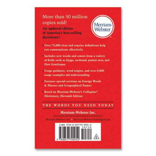 The Merriam-webster Dictionary, Revised Edition, Paperback, 960 Pages