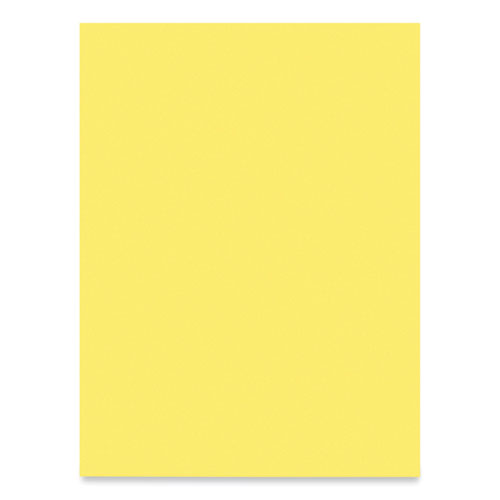 Sunworks Construction Paper, 50 Lb Text Weight, 9 X 12, Yellow, 50/pack