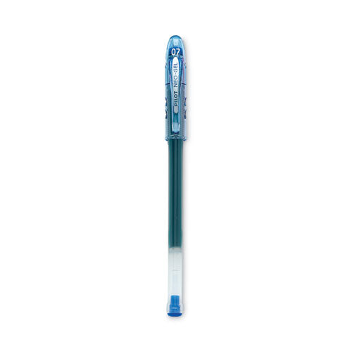 Neo-gel Gel Pen, Stick, Fine 0.7 Mm, Blue Ink, Blue Barrel, Dozen