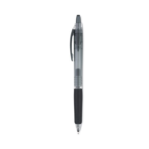 Precise Gel Begreen Gel Pen, Retractable, Fine 0.7 Mm, Black Ink, Black Barrel, Dozen