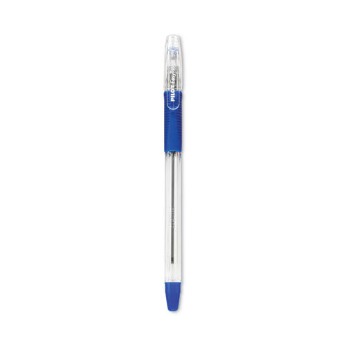 Easytouch Ballpoint Pen, Stick, Medium 1 Mm, Blue Ink, Clear Barrel, Dozen