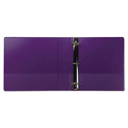 Earth™s Choice Plant-based Durable Fashion View Binder, 3 Rings, 2" Capacity, 11 X 8.5, Purple, 2/pack