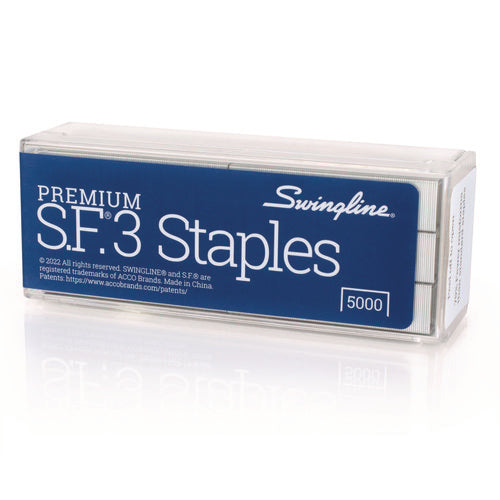 S.f. 3 Premium Staples, 0.25" Leg, 0.5" Crown, Steel, 5,000/box