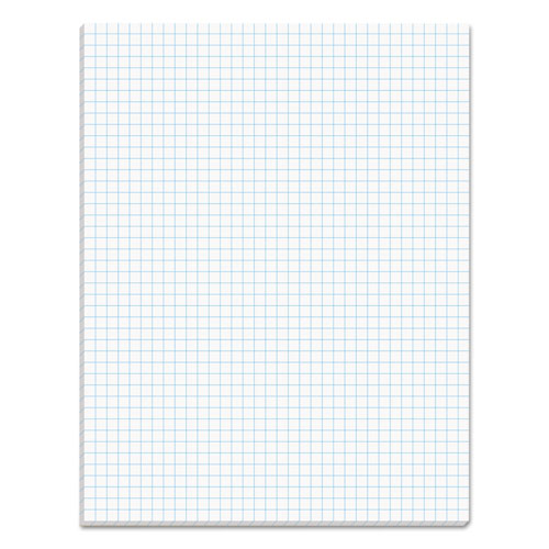 Quadrille Pads, Quadrille Rule (4 Sq/in), 50 White 8.5 X 11 Sheets