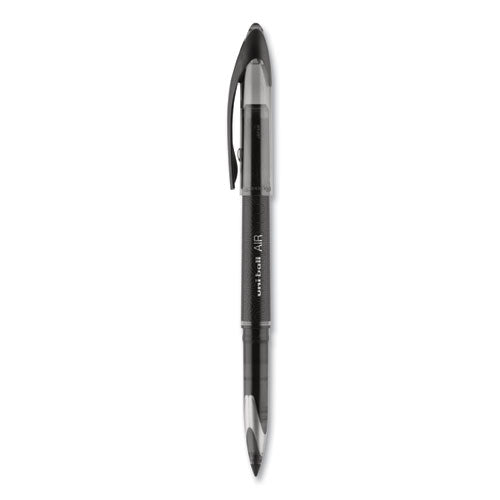 Air Porous Rollerball Pen, Stick, Medium 0.7 Mm, Black Ink, Black Barrel, Dozen