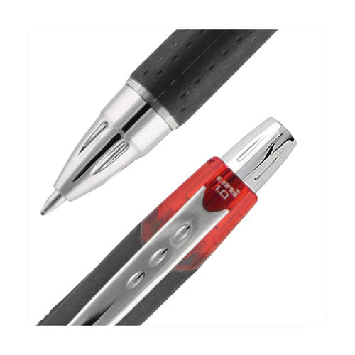 Jetstream Retractable Ballpoint Pen, Bold 1 Mm, Red Ink, Black Barrel