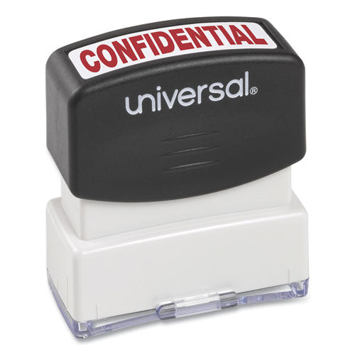 Message Stamp, Confidential, Pre-inked One-color, Red