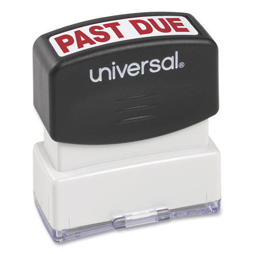 Message Stamp, Past Due, Pre-inked One-color, Red