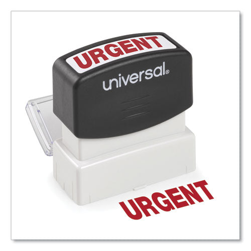 Message Stamp, Urgent, Pre-inked One-color, Red