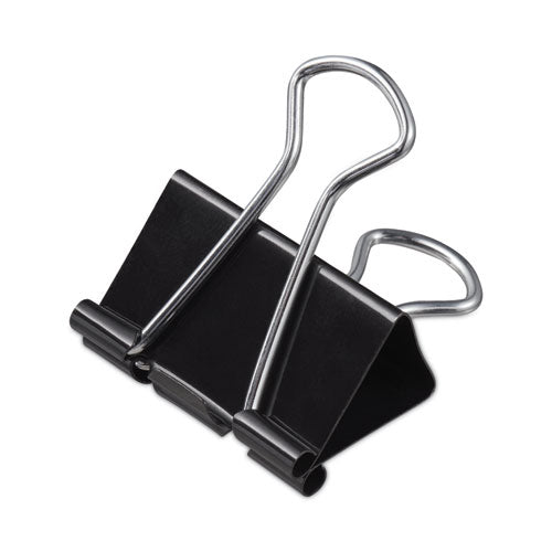 Universal® Binder Clips Value Pack, Mini & Small, Black/Silver, 36/box