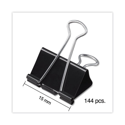 Binder Clip Zip-seal Bag Value Pack,Black/silver