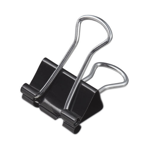 Binder Clip Zip-seal Bag Value Pack, Small, Black/silver, 144/pack