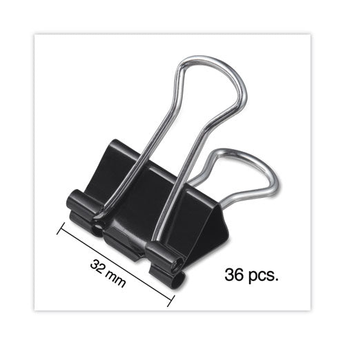 Binder Clip Zip-seal Bag Value Pack,Black/silver