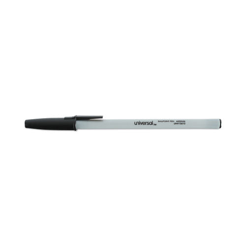 Ballpoint Pen Value Pack, Stick, Medium 1 Mm, Black Ink, Gray Barrel, 60/pack