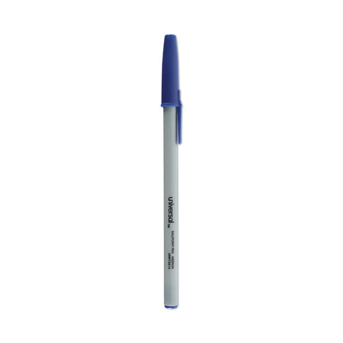 Ballpoint Pen Value Pack, Stick, Medium 1 Mm, Blue Ink, Gray/blue Barrel, 60/pack