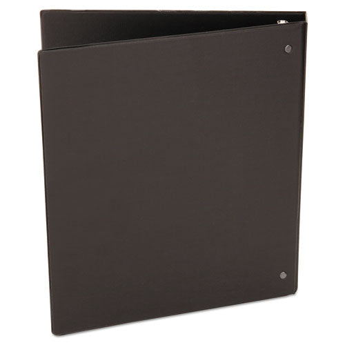 Deluxe Non-view D-ring Binder With Label Holder, 3 Rings, 1" Capacity, 11 X 8.5, Black