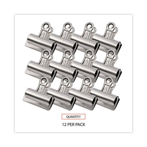 Bulldog Clips, Nickel