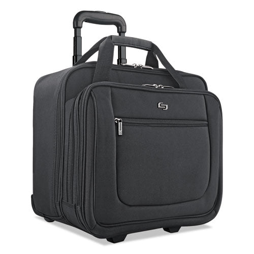 Classic Rolling Case, Fits Devices Up To 17.3", Polyester, 17.5 X 9 X 14, Black