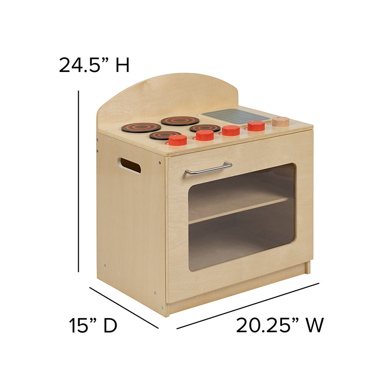 Childrens Wooden Kitchen Stove