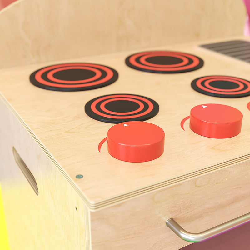 Childrens Wooden Kitchen Stove