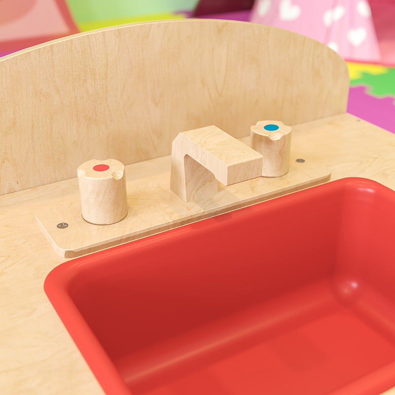 Childrens Wooden Kitchen Sink