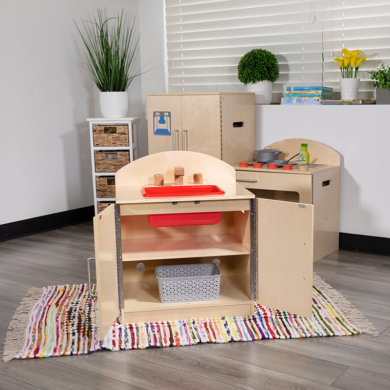 Childrens Wooden Kitchen Sink