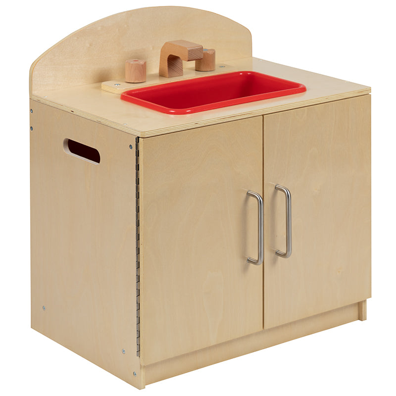 Childrens Wooden Kitchen Sink