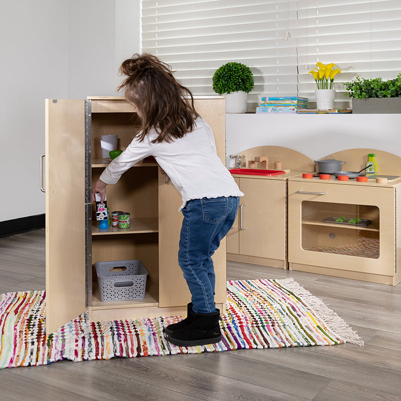 Childrens Wooden Refrigerator