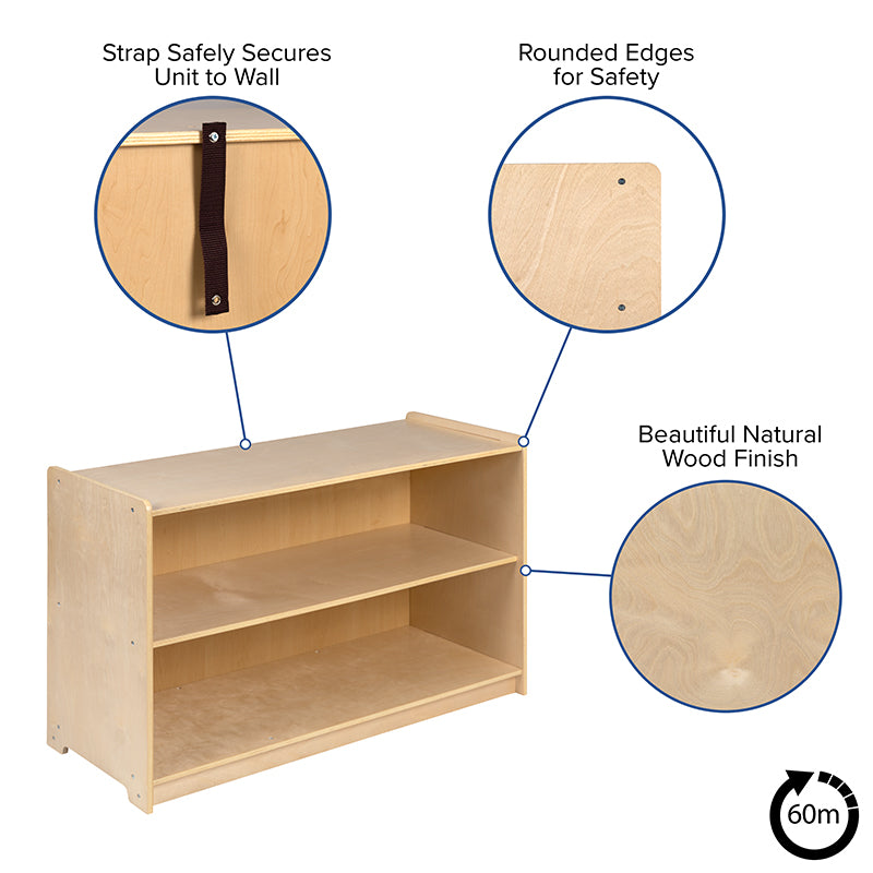 Wood Classroom Storage Cabinet