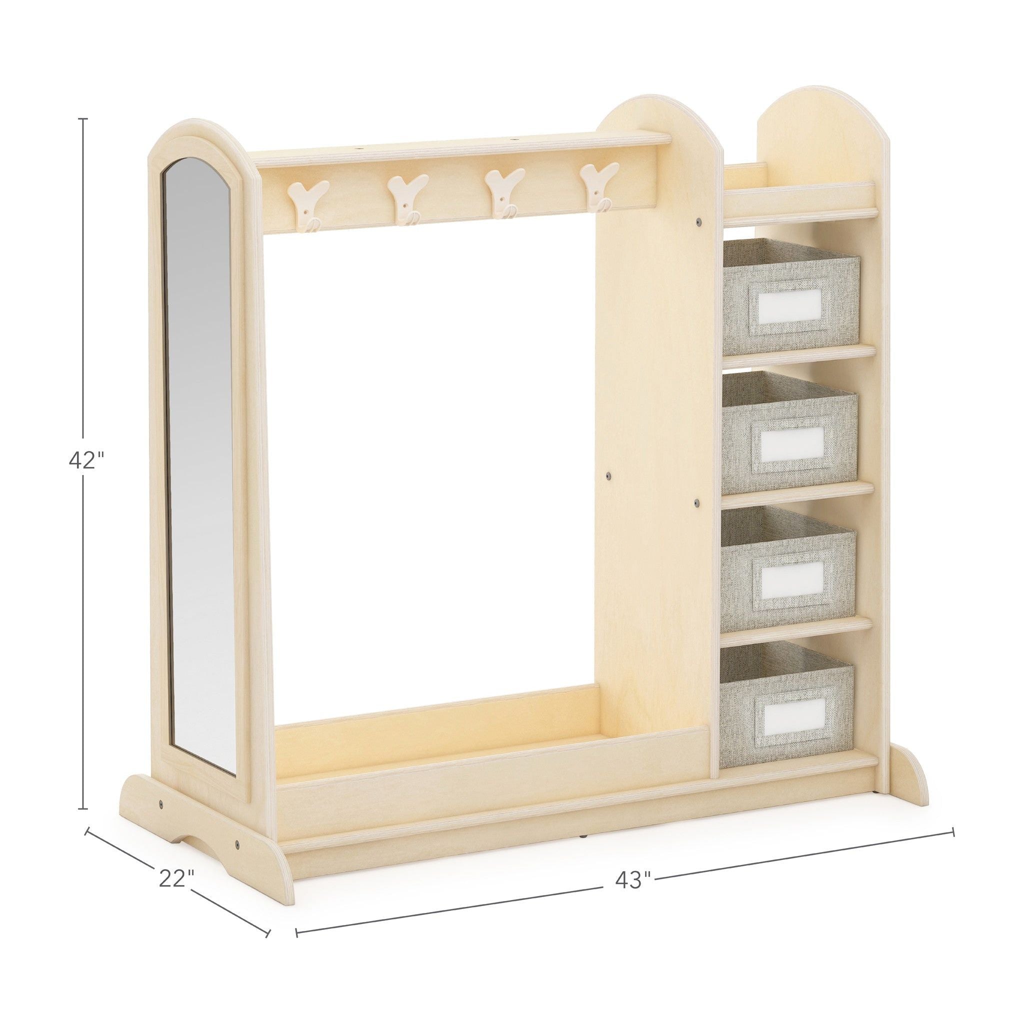 EdQ Dress Up Storage with Bins