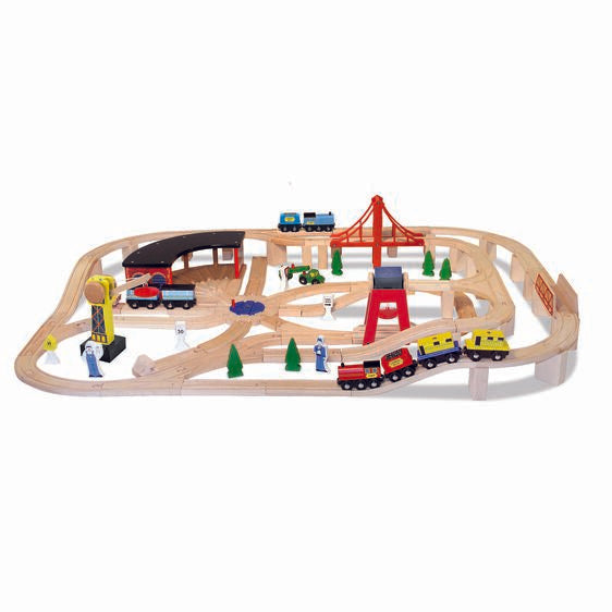 Wooden Train Set