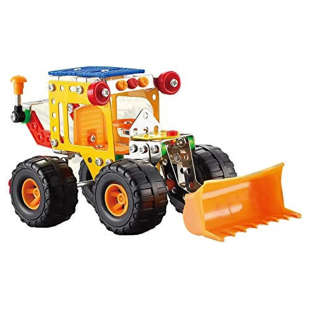 Front-Loading Tractor Metal Building Kit Toy 8003-1