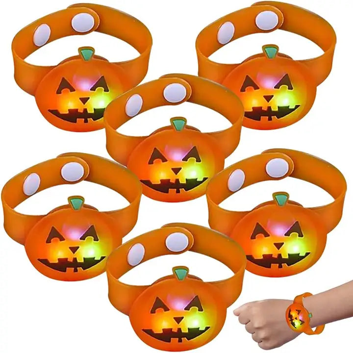 Pumpkin Glow Up Stocking Stuffer Kid Snap Bracelet