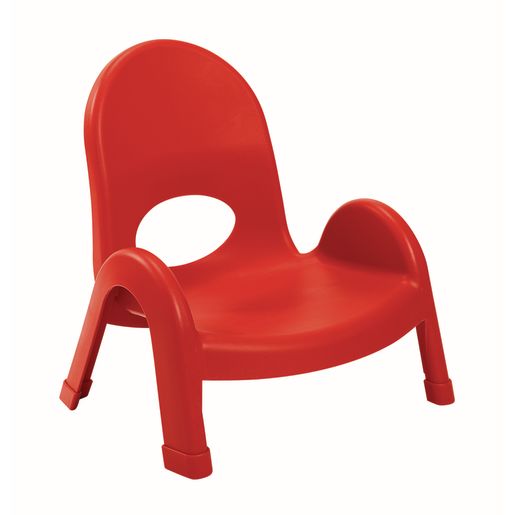 Value Stack™ Chair, 5" Seat Height, Candy Apple Red
