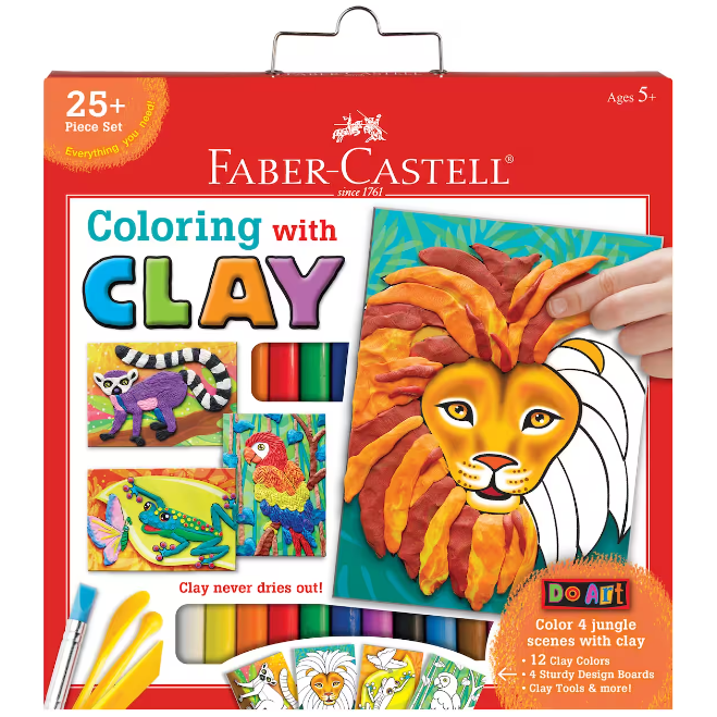 Do Art Coloring with Clay-Craft Kits