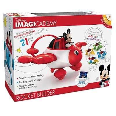 Imagicademy Rocket Builder Playset Mickey Mouse Building Set