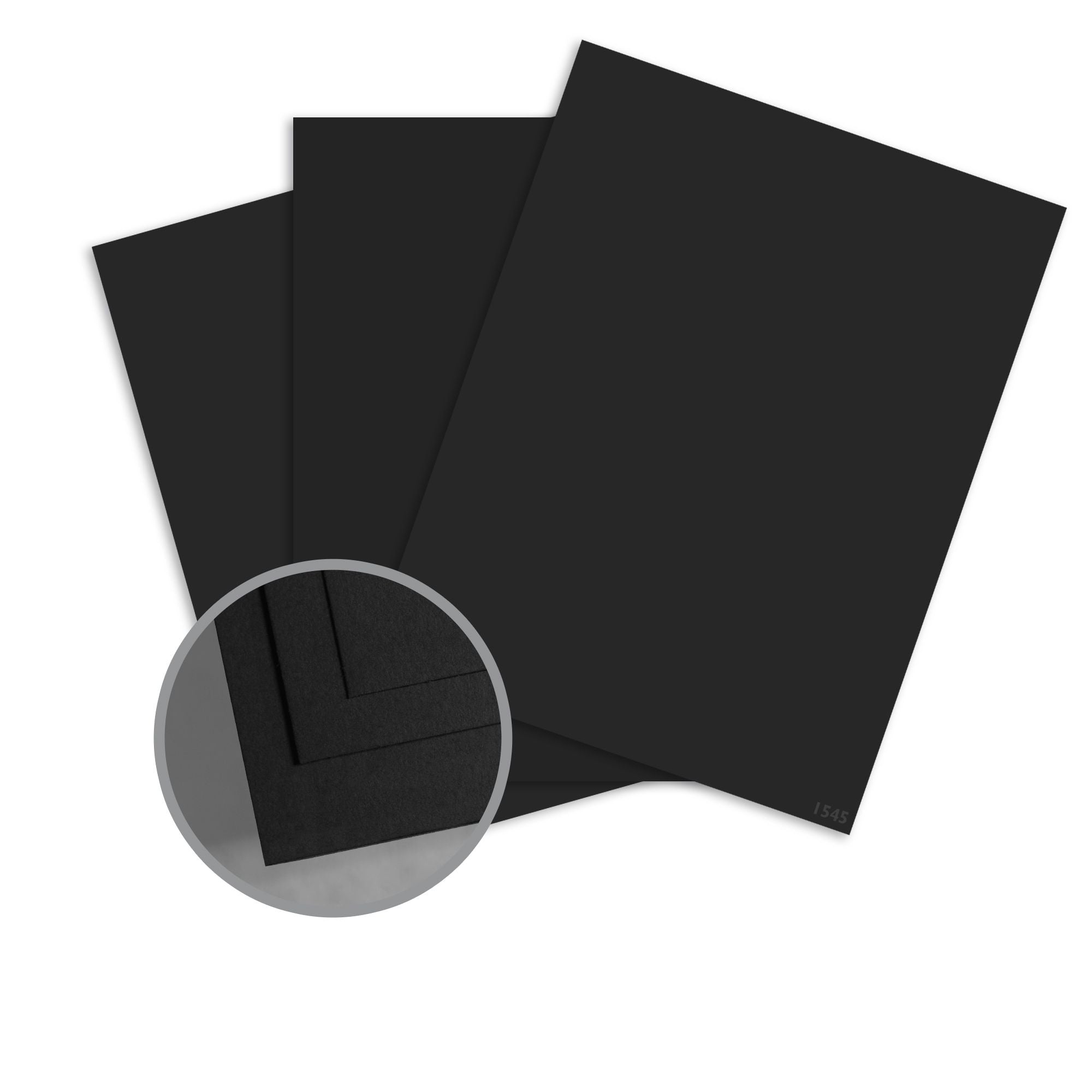 ColorMates Smooth & Silky Midnight Card Stock - 12 x 12 in 80 lb Cover Smooth 25 per Package