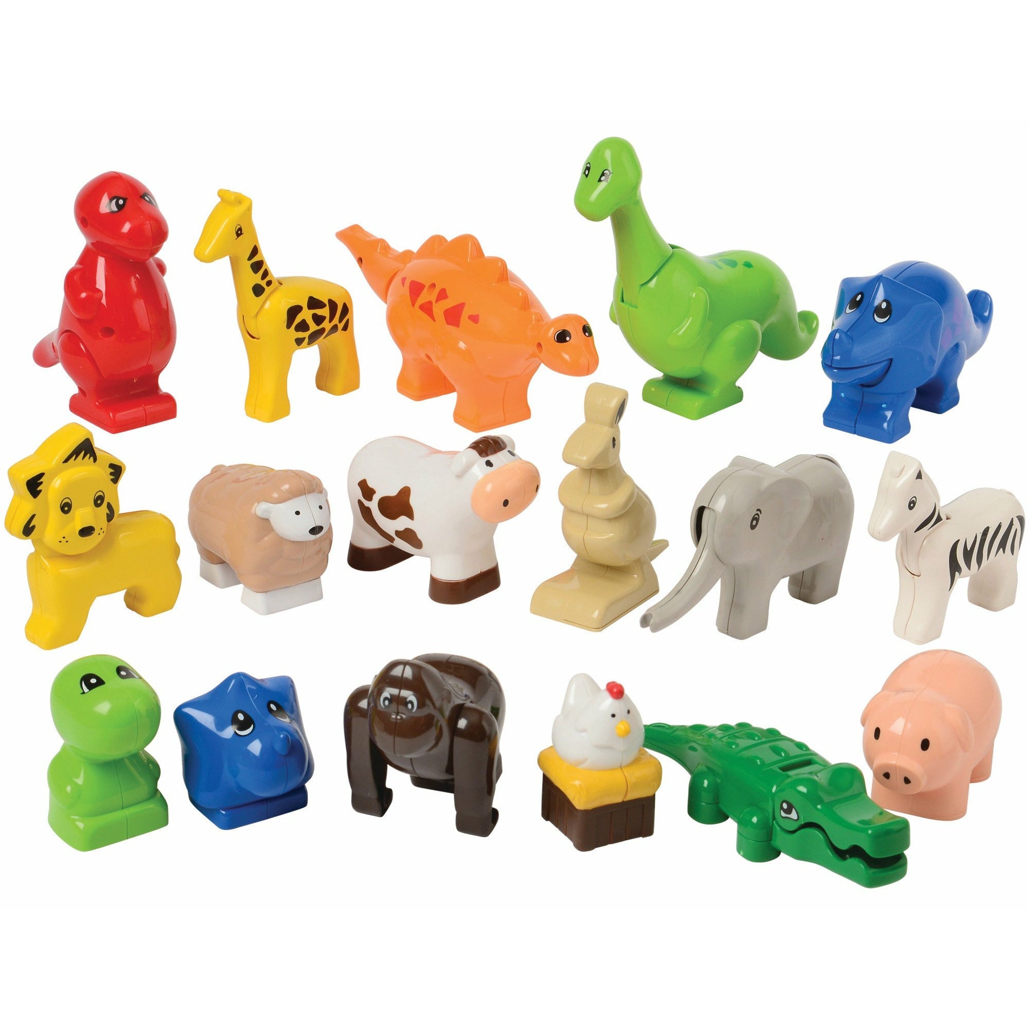 Animals for Preschool Sized Building Blocks