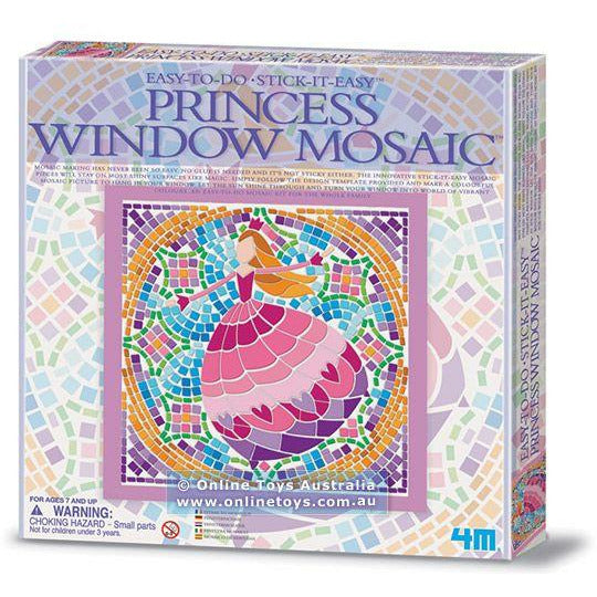 Fairy Tale Window Mosaic-Princess Window Mosaic