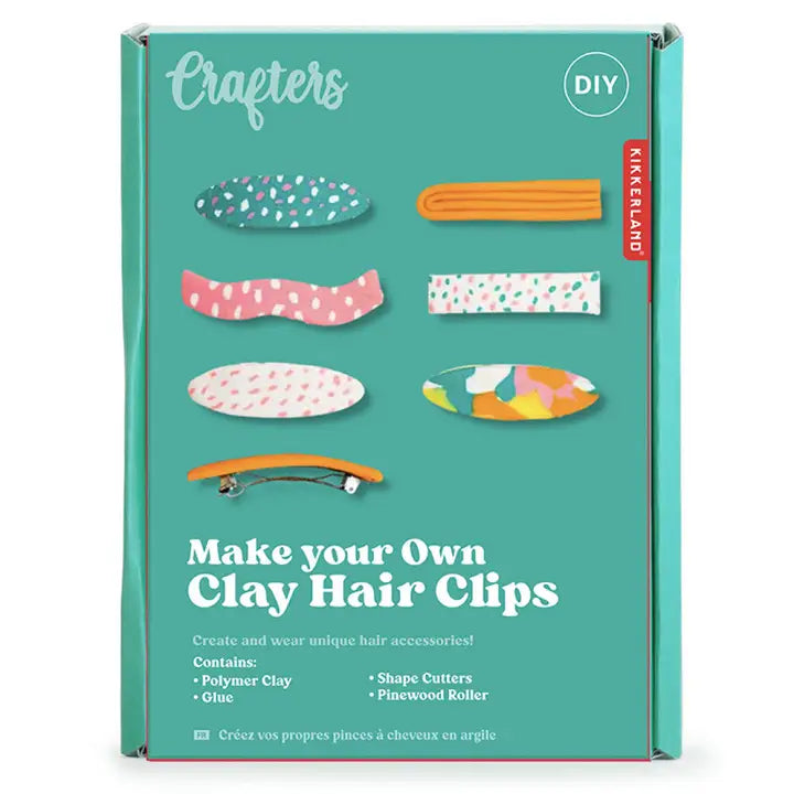 Make Your Own Clay Hair Clips