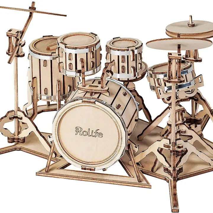 Drum Kit 3D Wood Puzzle