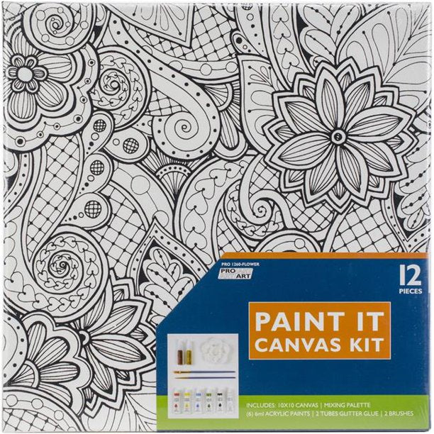 Pro Art Canvas Kit - Flower