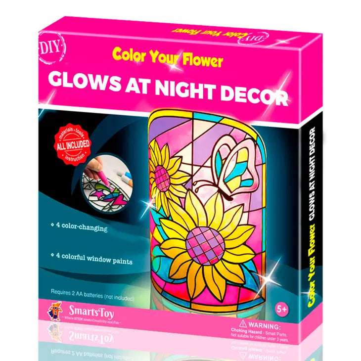 Kids Night Lamp DIY Kit- Creative Arts and Crafts for Girls