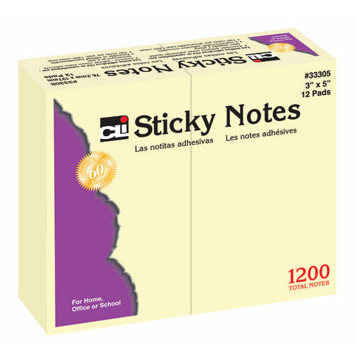 Sticky Notes, 3" x 5" Plain