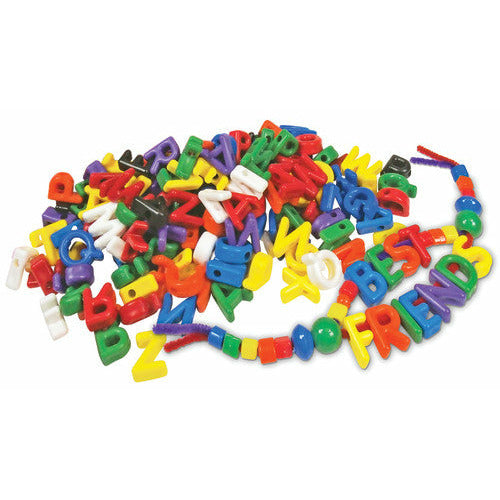 Uppercase Manuscript Letter Beads