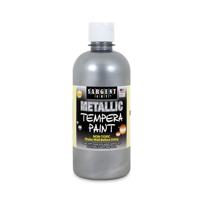 Metallic Tempera Paint - Silver 16oz