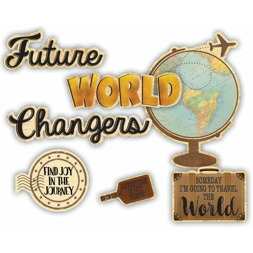 Travel the Map Future World Changers Bulletin Board Set